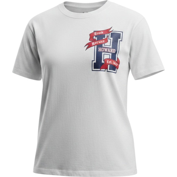 Nike Tops - Nike Air Jordan x Howard University T-Shirt Women XXL White Athletic Performance